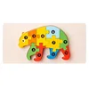 Custom Kids Toys Funny Wooden 3D Puzzle Game Montessori Educational Jigsaw Puzzles for Children Learning Girls - Image 7