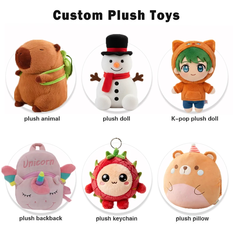 Children's Backpack Cute Cartoon Schoolbags Backpack Plush Toy Animal Cartoon Backpack - Image 4