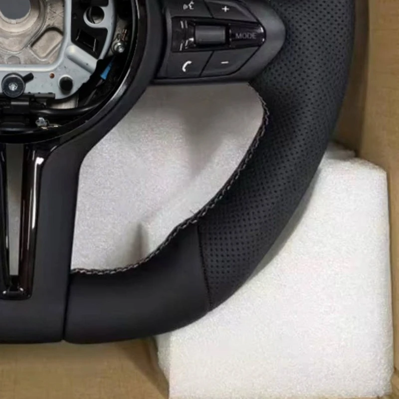 High Quali M Sports Leather for Steering Wheel for F20/F21/F22/F30/F31/F32/F35/F10/F12/F07/F01E70/E90 M3/M5/M6 Models-Plug&Play - Image 3