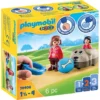 Playmobil 1.2.3 Dog Train Car ABS Plastic Toy with Friction Function Model 70406#4008789704061