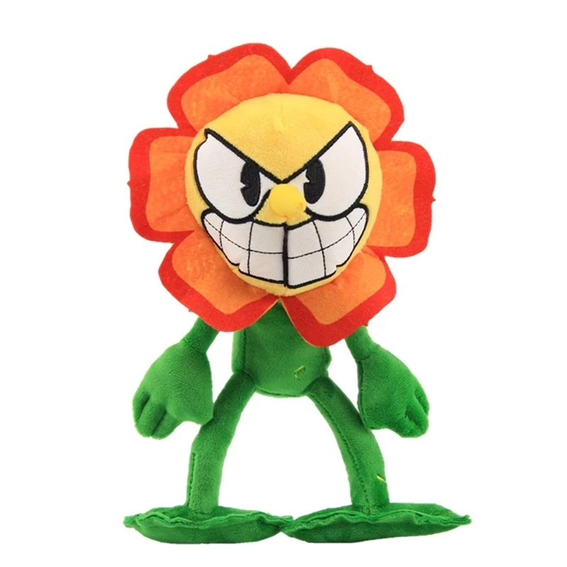 Drop Shipping Cuphead Mugman Plush Toy Stuffed Toys - Image 8