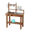 Outdoor Wooden Mud Kitchen Set with Garden Tools for Child Pretend Play Fun Toy for Boys & Girls Toddlers