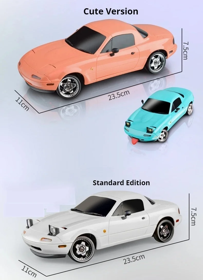 LD1804B LD1804R A04 1/18 MX5 Drift Remote Control Vehicle Gyroscope Edition Electric Rc Car Rc Flip Lights Simulation Rc Toy Car - Image 4