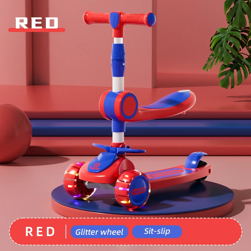 Modern Style Foldable Children's Scooters and Tricycles for Outdoor Play Toy Cars Gifts for Boys and Girls Aged 3 to 8 - Image 11