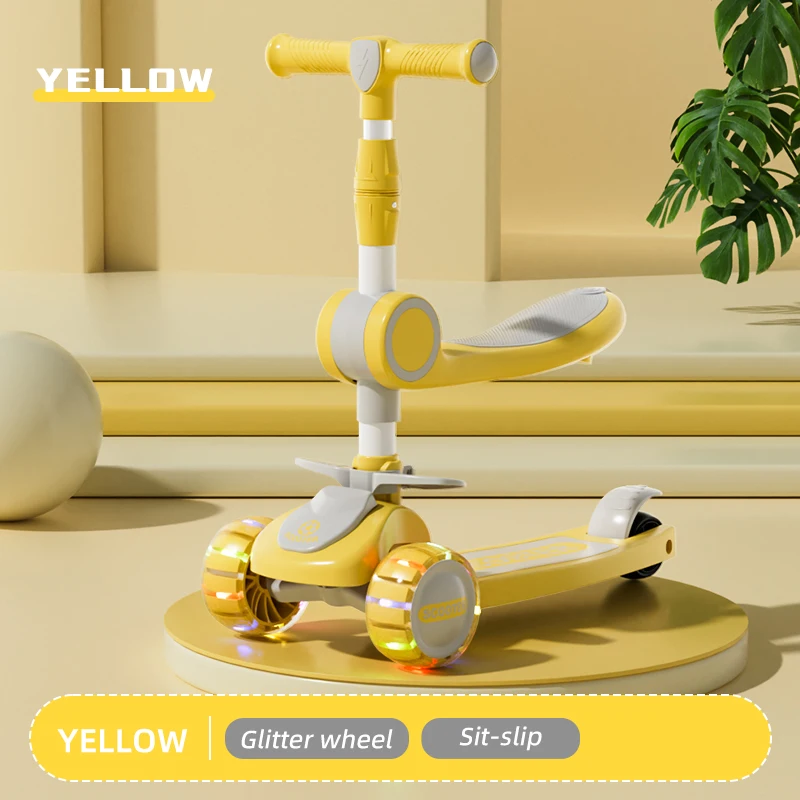 Modern Style Foldable Children's Scooters and Tricycles for Outdoor Play Toy Cars Gifts for Boys and Girls Aged 3 to 8 - Image 9