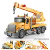 Simulation trailer toy inertial flat rescue large engineering vehicle boy road transport toy car RC Car - Image 9