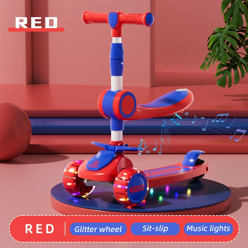 Modern Style Foldable Children's Scooters and Tricycles for Outdoor Play Toy Cars Gifts for Boys and Girls Aged 3 to 8 - Image 16