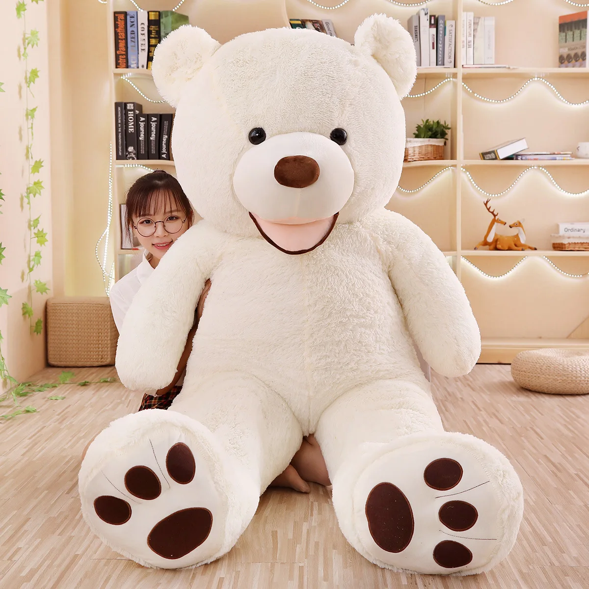 New Sunrise Wholesale Lovely Promotional Customized Soft Giant Teddy Bear Toy Stuffed Super Big Sized Bear Doll for Amusement - Image 2