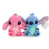 H7061f332bcd349cb9d00598b206c042du.webp 20CM Blue and Pink Sitting Stitch PP Cotton Ultra-Soft Short Plush Toy Crane Valentine's Day Stress Relief Small Gift