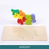 Custom Kids Toys Funny Wooden 3D Puzzle Game Montessori Educational Jigsaw Puzzles for Children Learning Girls - Image 50