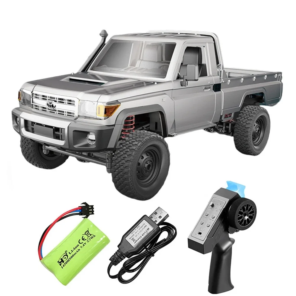 MN82 PRO 1/12 RC Car 2.4G 4WD Crawler Car Pick up Truck Upgraded Version MN-82 PRO Controllable Headlights 4x4 RC Toy Car - Image 5