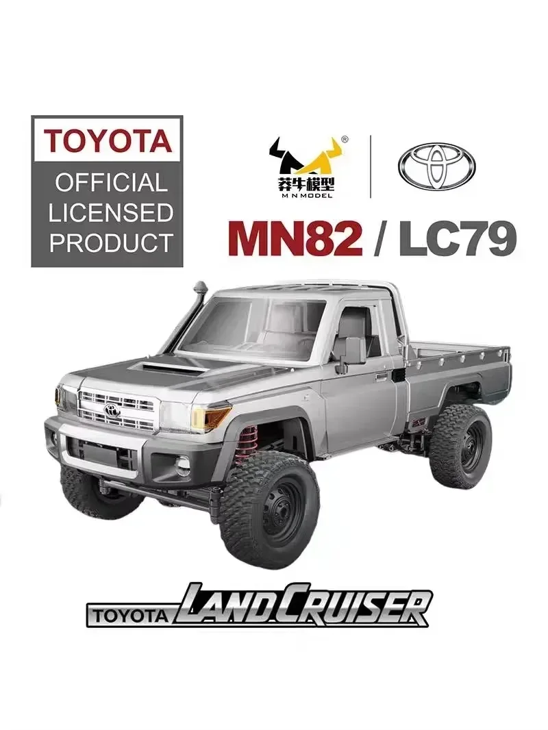 MN82 PRO 1/12 RC Car 2.4G 4WD Crawler Car Pick up Truck Upgraded Version MN-82 PRO Controllable Headlights 4x4 RC Toy Car - Image 6