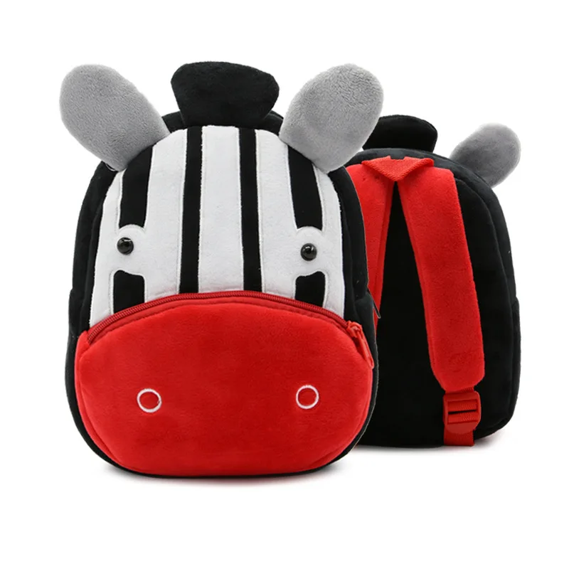 Children's Backpack Cute Cartoon Schoolbags Backpack Plush Toy Animal Cartoon Backpack - Image 7