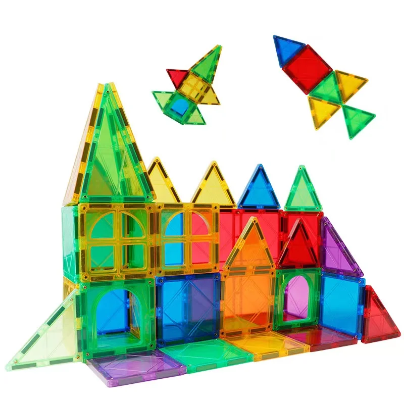 32PCS/64PCS/100pcs/120PCS 3D Magnetic Building Block Sets for Creative Open-Ended Play - Image 2