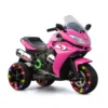 12V Kids Electric Scooter Girls Scooter Children Battery Motor Rechargeable 3 Wheels Electric Motorcycle with Light Wheels