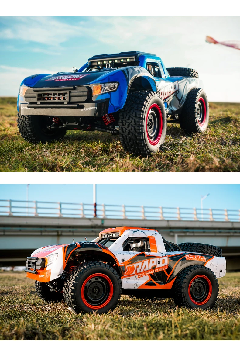 JJRC Q130 New Rc Car 1/14 4WD 48KM/H Brushed Motor High Speed Truck 2.4G Remote Control Car Toys for Kids VS 3100A - Image 5
