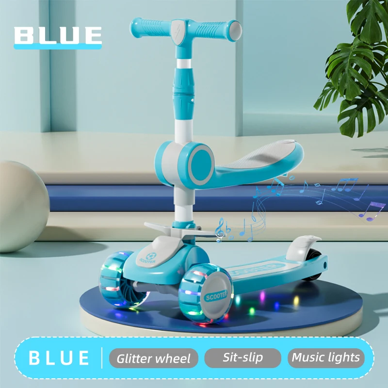 Modern Style Foldable Children's Scooters and Tricycles for Outdoor Play Toy Cars Gifts for Boys and Girls Aged 3 to 8 - Image 13