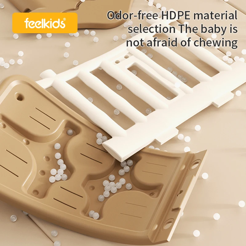 Baby Toys Children's Playground Indoor Big Climbing Frame Set Playhouse Plastic Home Double Slides for Kids - Image 6