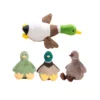 Cartoon Mallard Duck Plush Stuffed Animal Pillow Toys Lifelike Lying Green Duckling Shaped Dolls Chubby White Duck Soft Toys