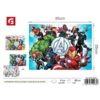 Ha7052b0e811c473faf05c5031be515c0P.webp Avengers 60-piece double-sided puzzle, 35 x 25 cm - Superhero educational toy
