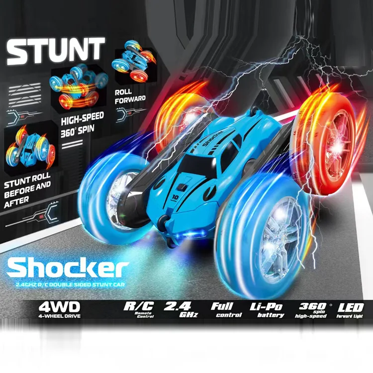 2.4G Stunt Remote Control Electric Toy Car Children Cool Style - Image 2