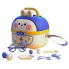 Hab870b09786c4c7faa0b4ed2f5599c21T.webp Little Doctor Toy Set Children Role-play Play Home Simulation Toy Stethoscope Baby Medical Nurse Injection See a Doctor Game