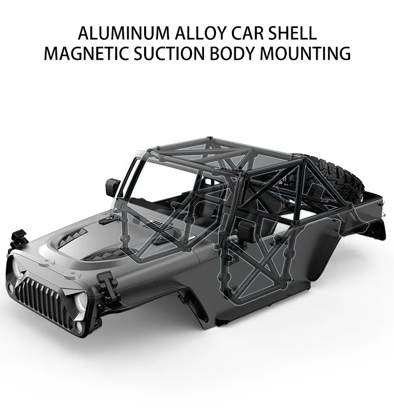 1/12 MJX H12Y Hyper Go RC Car Brushless Hobby Grade Truck 4x4 High Speed Off Road Crawler Rock Outdoor Toys for Adult - Image 5