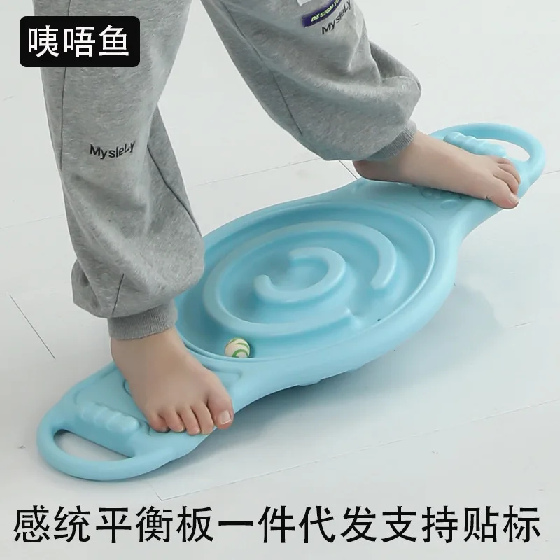 Egg-Shaped Balance Board for Kids Sensory Training Wobble Board Focus Coordination Toy for Home Use Toddler Indoor Active Play - Image 3