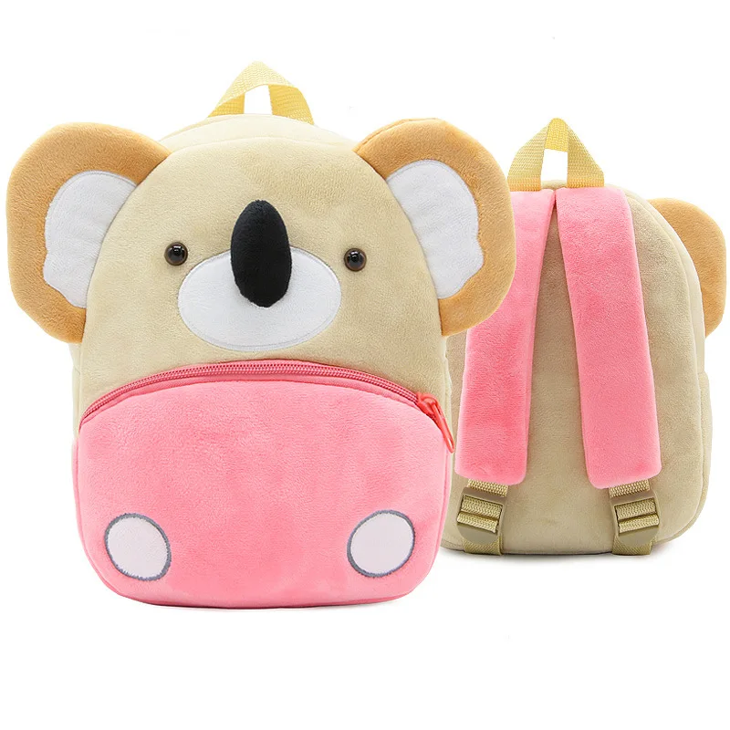 Children's Backpack Cute Cartoon Schoolbags Backpack Plush Toy Animal Cartoon Backpack - Image 20