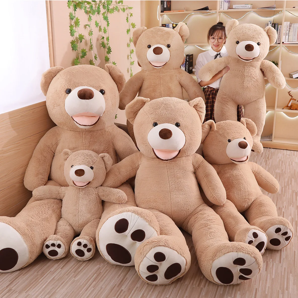 New Sunrise Wholesale Lovely Promotional Customized Soft Giant Teddy Bear Toy Stuffed Super Big Sized Bear Doll for Amusement - Image 7