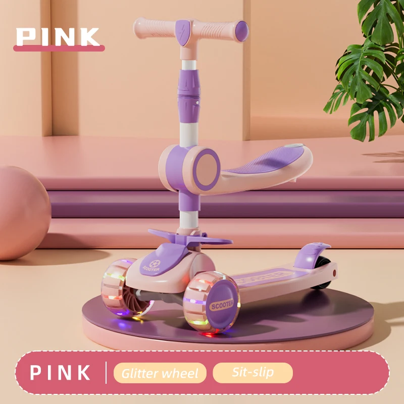 Modern Style Foldable Children's Scooters and Tricycles for Outdoor Play Toy Cars Gifts for Boys and Girls Aged 3 to 8 - Image 7