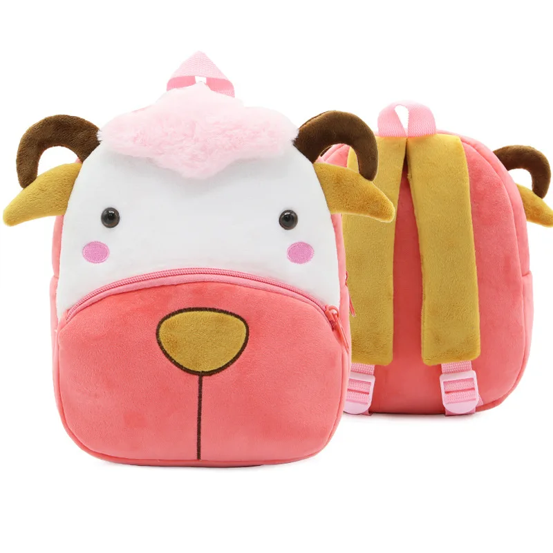 Children's Backpack Cute Cartoon Schoolbags Backpack Plush Toy Animal Cartoon Backpack - Image 25
