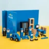 2025 New Wooden Pretend Police Set - Children's Role Play Montessori Educational Toy