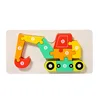 Custom Kids Toys Funny Wooden 3D Puzzle Game Montessori Educational Jigsaw Puzzles for Children Learning Girls - Image 31