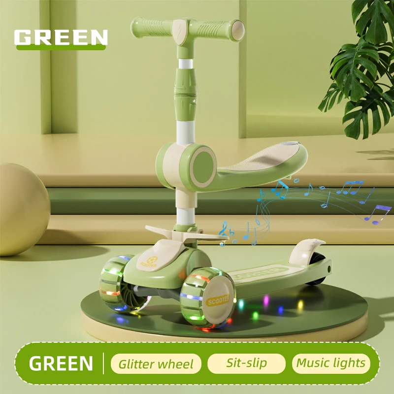 Modern Style Foldable Children's Scooters and Tricycles for Outdoor Play Toy Cars Gifts for Boys and Girls Aged 3 to 8 - Image 15