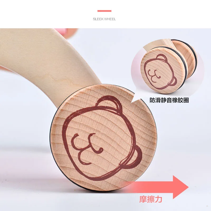 Hot Sell Simulation Wood Shopping Cart Toy Girl Supermarket Cart Role Play Toy Wooden Supermarket Cheap Shopping Trolley - Image 4