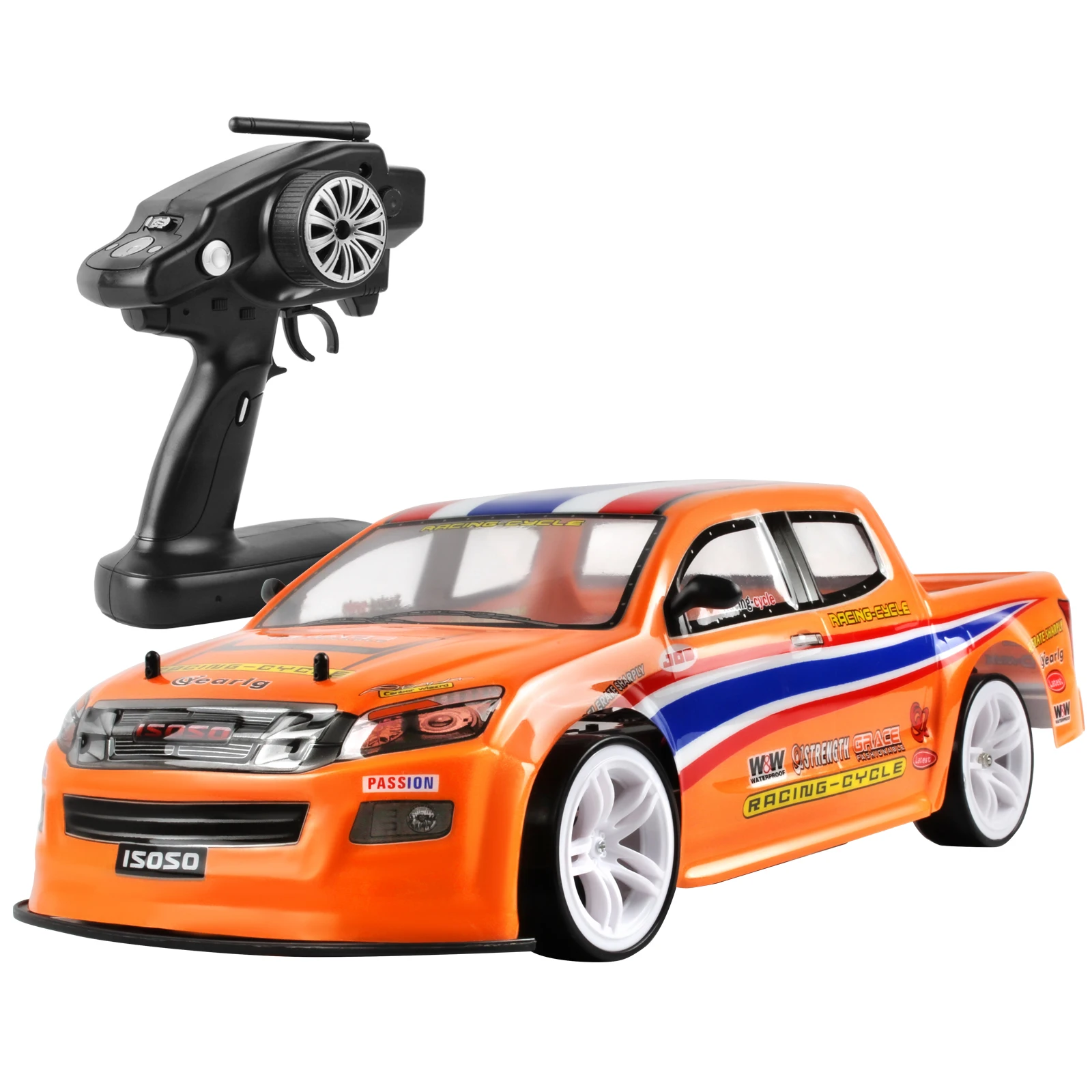 Customizable High-Speed 2.4G RC Toy Drift Car for Boys Remote Control Metal Car with Lights Charger and USB Cable Included - Image 6