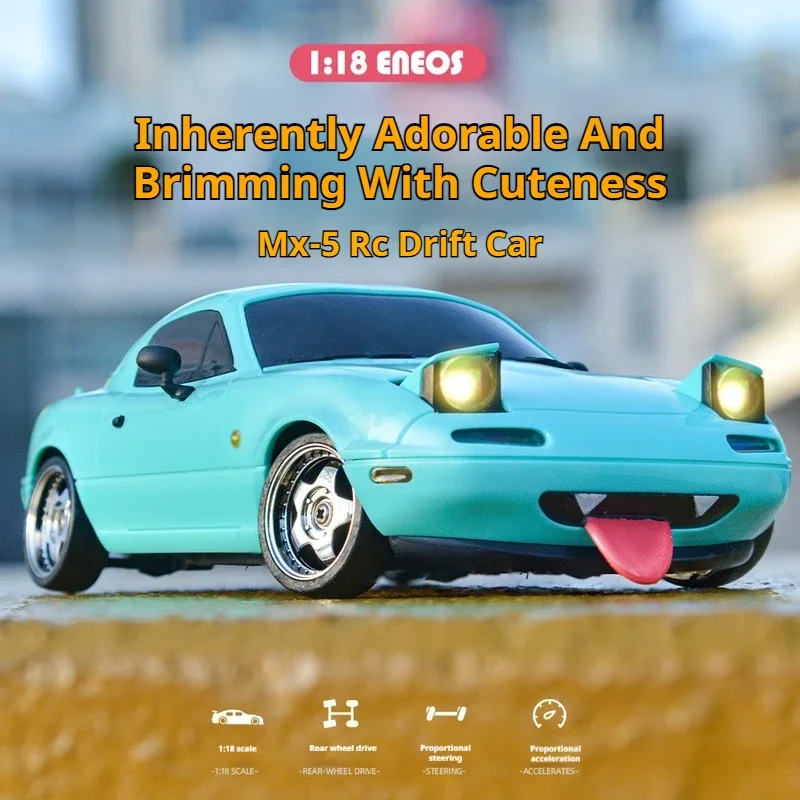 LD1804B LD1804R A04 1/18 MX5 Drift Remote Control Vehicle Gyroscope Edition Electric Rc Car Rc Flip Lights Simulation Rc Toy Car - Image 2