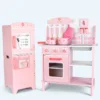 Kids Kitchen Toys Kitchen Play Sets Children's Wooden Kitchen Play Sets Cooking Set Simulation Toy