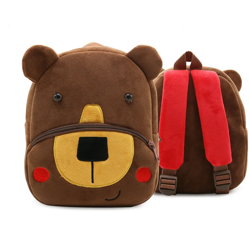 Children's Backpack Cute Cartoon Schoolbags Backpack Plush Toy Animal Cartoon Backpack - Image 19