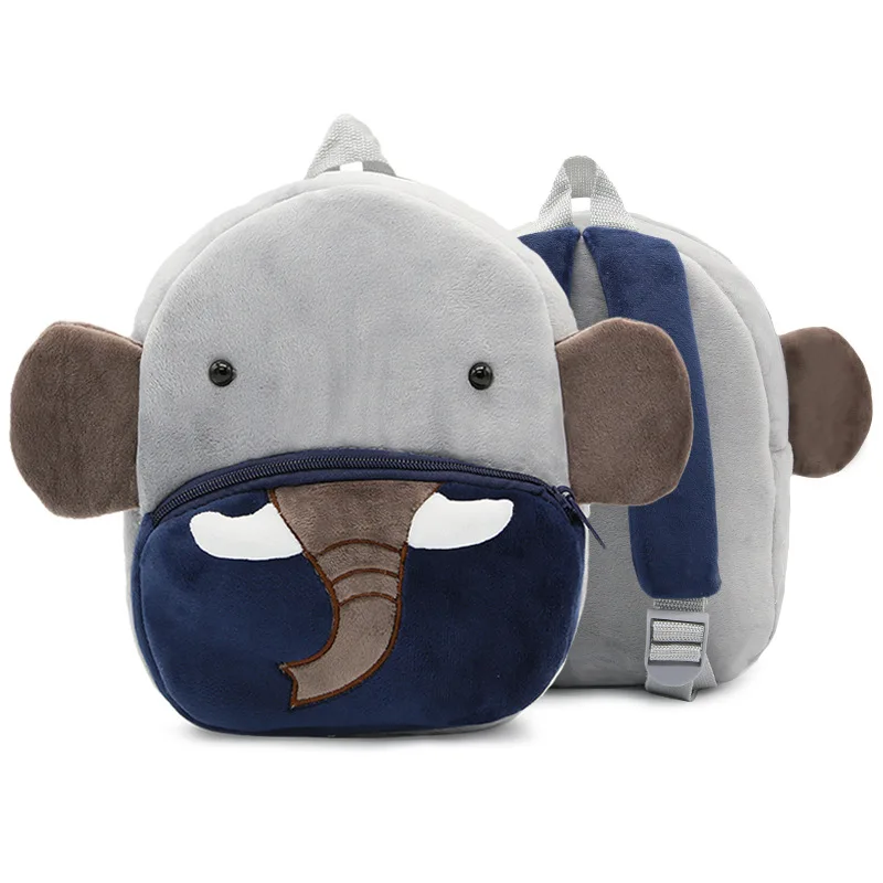 Children's Backpack Cute Cartoon Schoolbags Backpack Plush Toy Animal Cartoon Backpack - Image 10