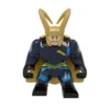 Hot Marvel movie Avengers DIY superhero 3D model character set building block assembly toy children's birthday gift boy girl