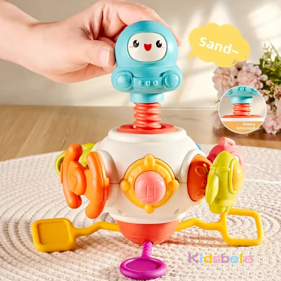 Montessori Sensory Toy Baby Grip Ball For Boy Girl Toddler Gift 6 9 10 12 Month 8 in 1 Busy Cube Educational Learning Fidget Toy - Image 5