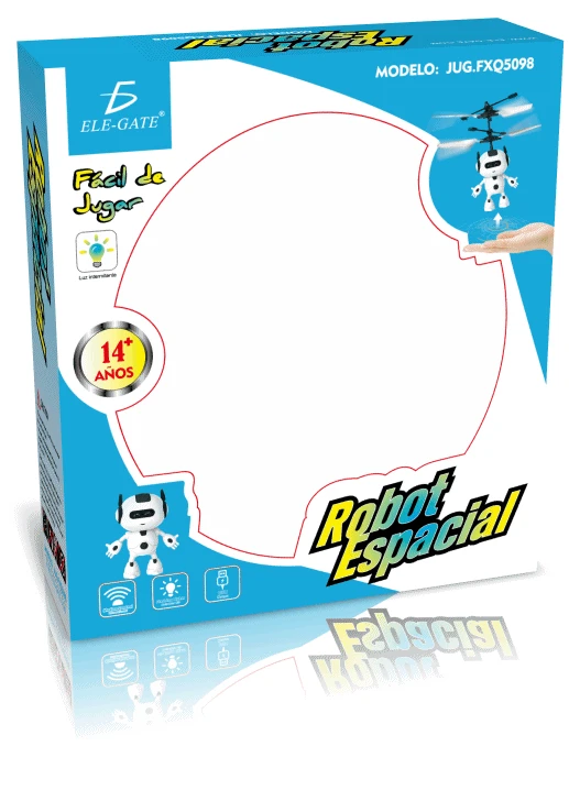 Ele-gate Mini Flying Drone Sphere LED Lights & Manual Sensor Fun Toy Robot Model JUG.FXQ5098 - Image 2