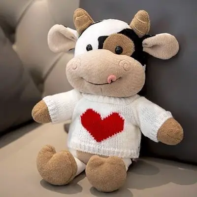 Manufacturers Wholesales Animal Stuffed Toys Custom Spotted Cow Cute Doll for Girlfriend Birthday Gift - Image 6