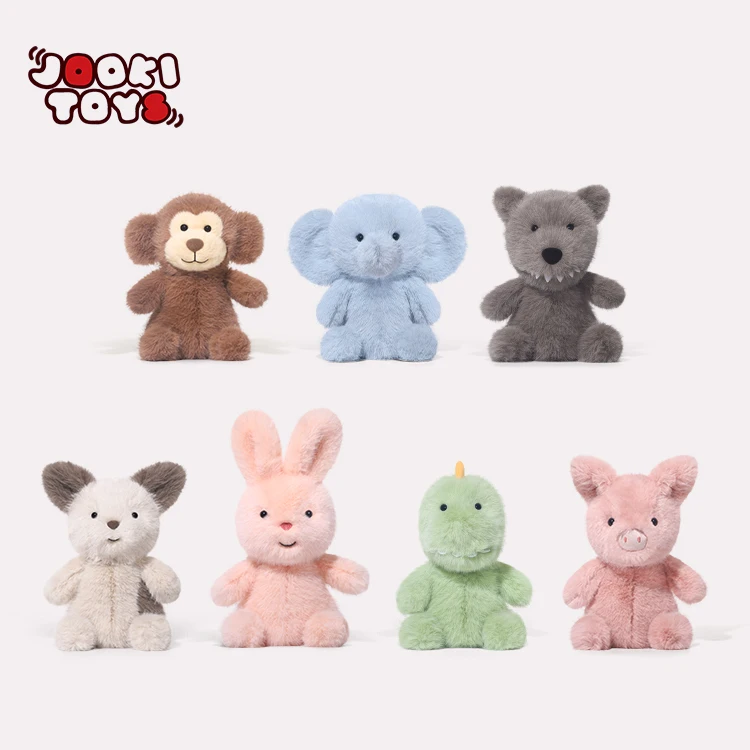 Jooki tiny Wolf Doll Plush Toy - Soft Stuffed Animal for Kids Sits 25 cm Tall Large quantities can be inquired for discounts - Image 6