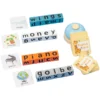 Popular Reading Blocks Spelling Games Flashcards Letter Puzzle for Kids Sight Words Montessori Alphabet Learning Children Toys