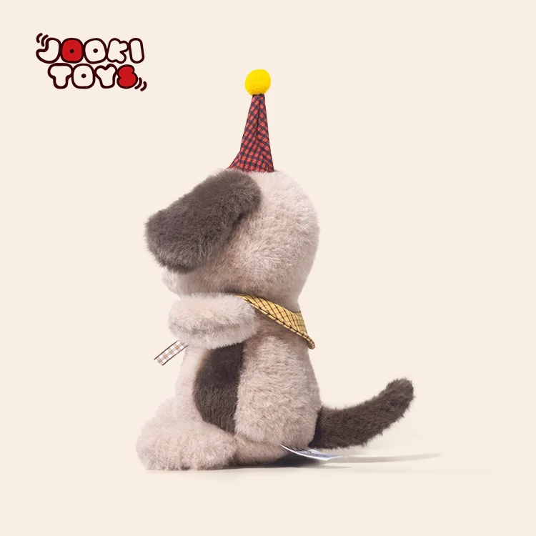 Jooki Birthday Dog Doll Plush Toy - Soft Stuffed Animal for Kids Sits 28 cm Tall Large Quantities Can Be Inquired for Discounts - Image 3