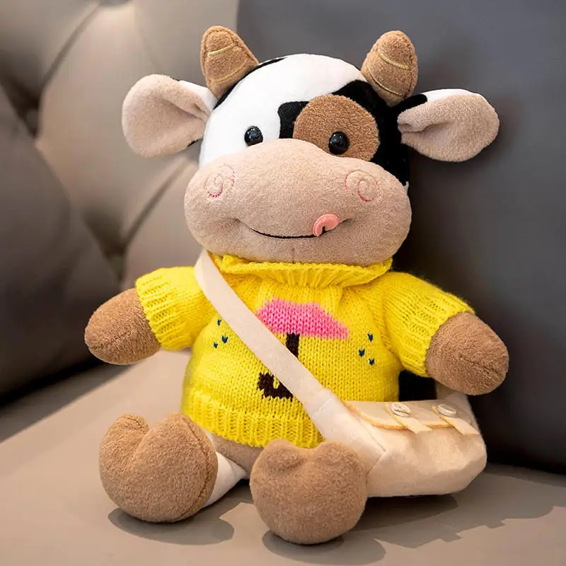 Manufacturers Wholesales Animal Stuffed Toys Custom Spotted Cow Cute Doll for Girlfriend Birthday Gift - Image 5