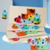 H0f0fa84d06e5428795f7ee70802a795aZ-1.webp 2024 Popular Funny Wooden 3d Puzzle Game Montessori Educational for Children Learning Jigsaw Wooden Animal Family Puzzle